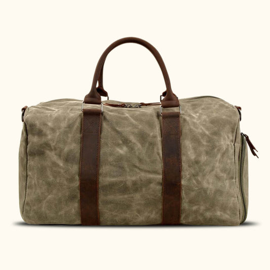 Canvas Shoe Compartment Duffel