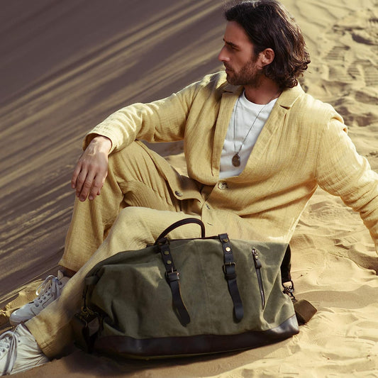 Waxed Canvas Carry-On Bag