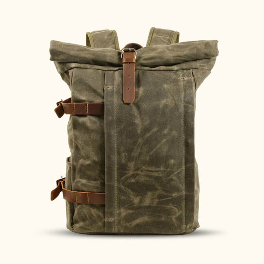 Waxed Canvas Travel Backpack