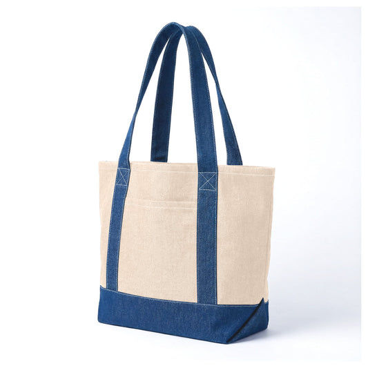 Denim Shoulder Tote
