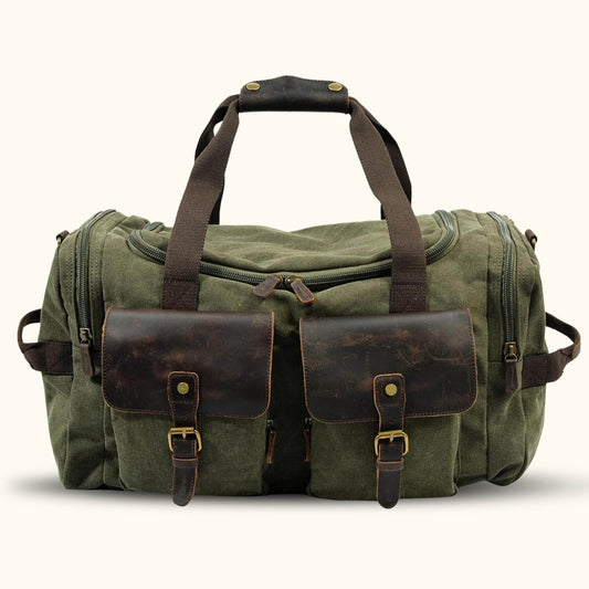 Vintage Canvas Gym Bag
