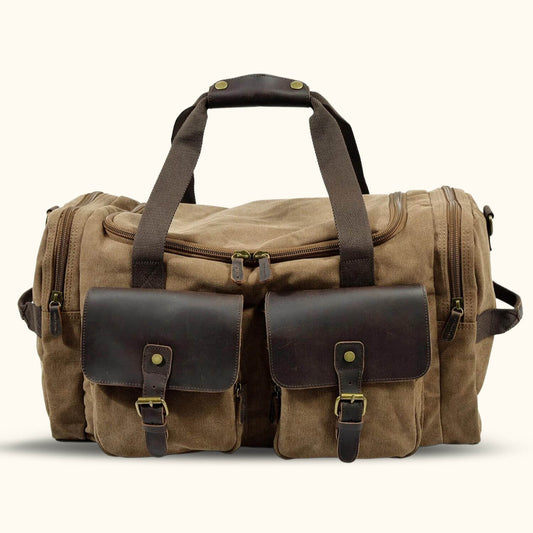 Vintage Canvas Gym Bag
