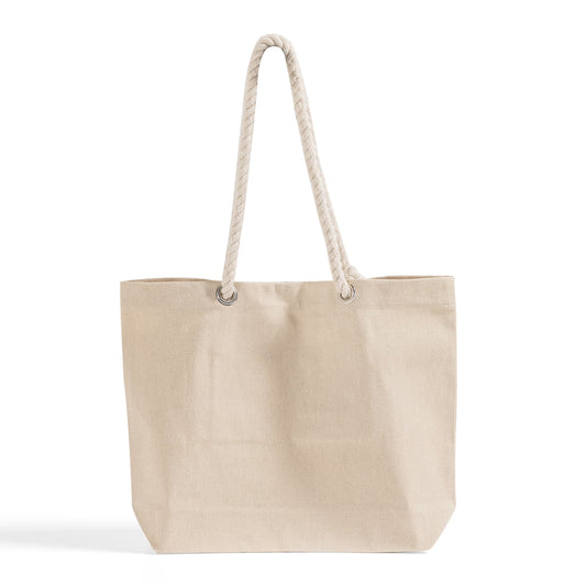 Rope Handle Canvas Tote